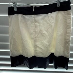 Banana Republic Black and White Mini Skirt